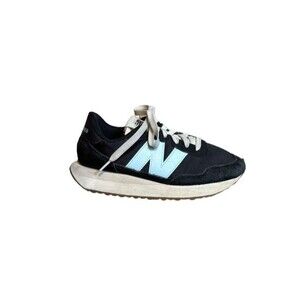 New Balance 237 Womens Size 6.5  Shoes Black Beach Blue Suede Sneakers *Read*